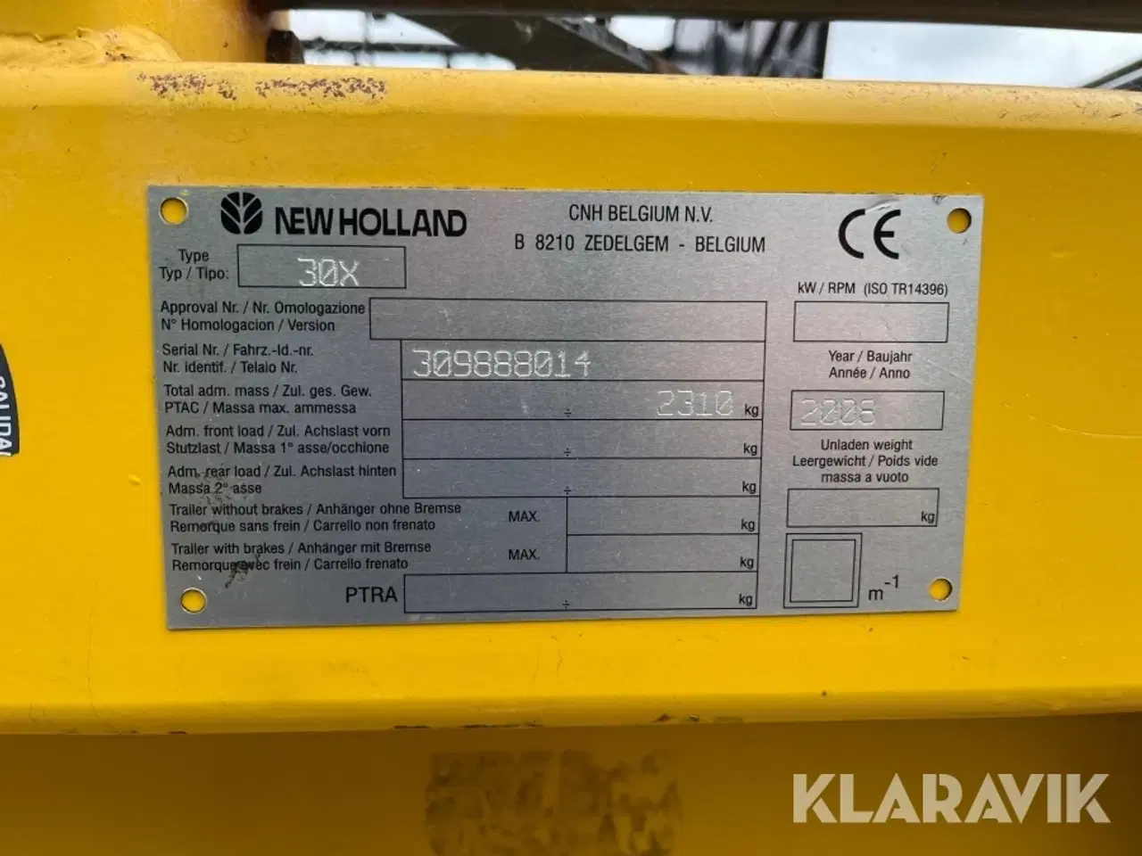 Billede 5 - Skærebord New Holland 30X uden vogn
