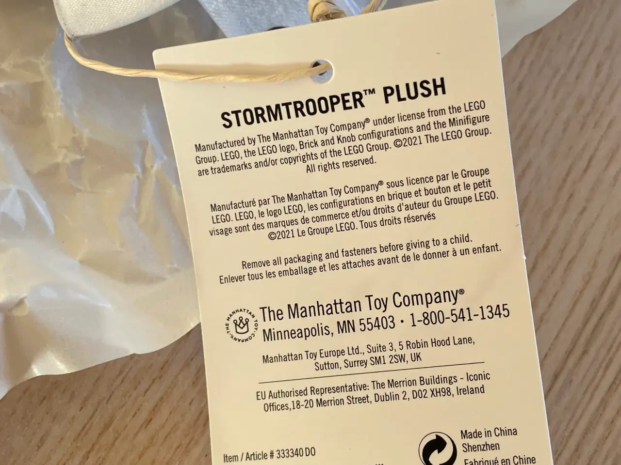 Billede 10 - Lego Star Wars plys figur. Pris/stk.