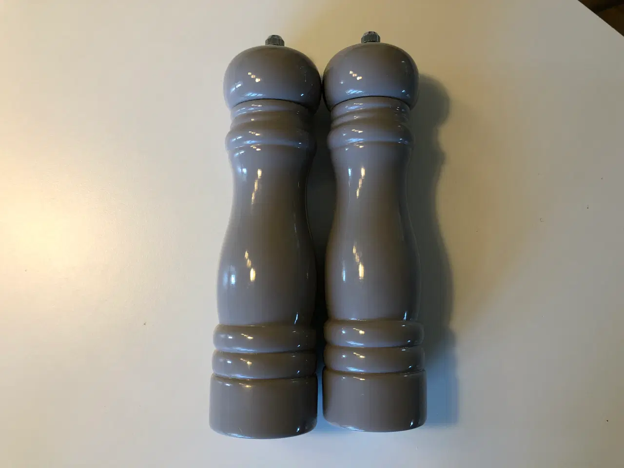 Billede 5 - Salt og peber kværn i blank grå