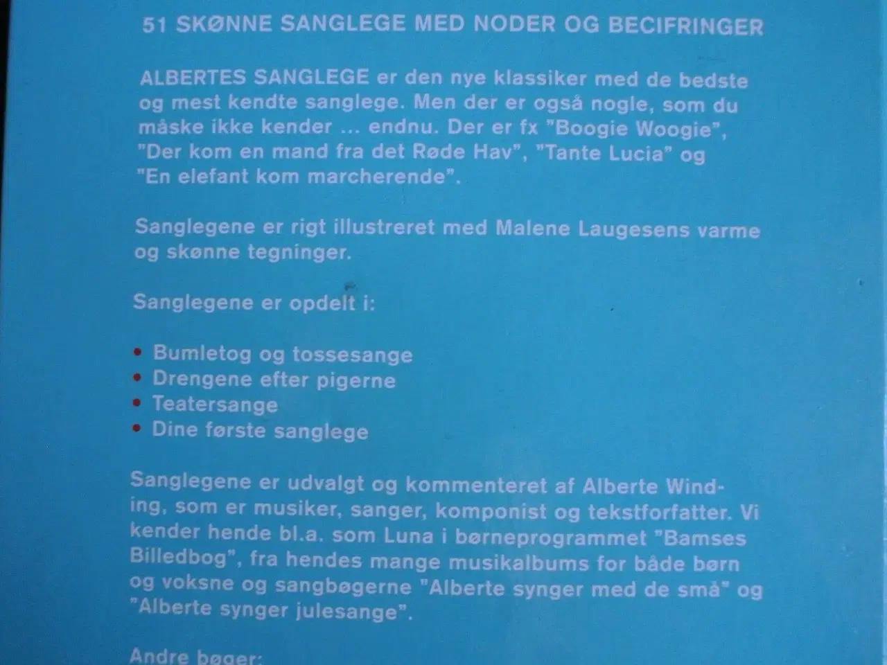 Billede 2 - albertes sanglege, af alberte winding. ill. af mal