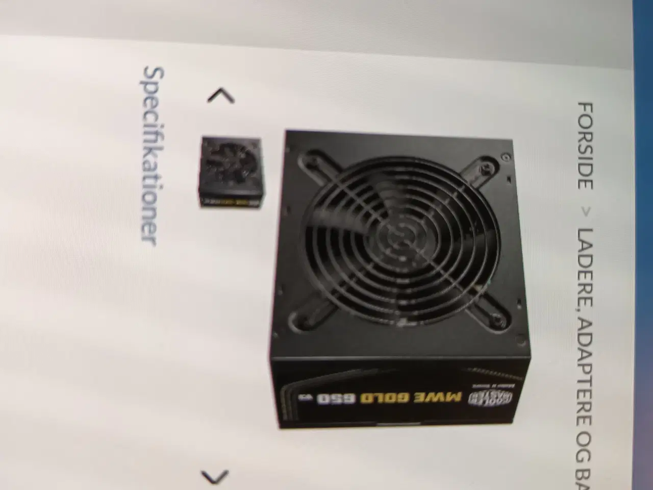 Billede 1 - coolermaster strømforsyning til pc