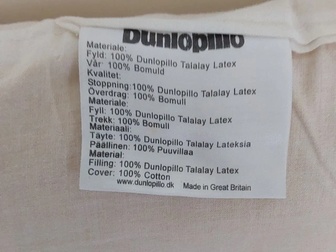 Billede 3 - Dunlopillo latex hovedpude