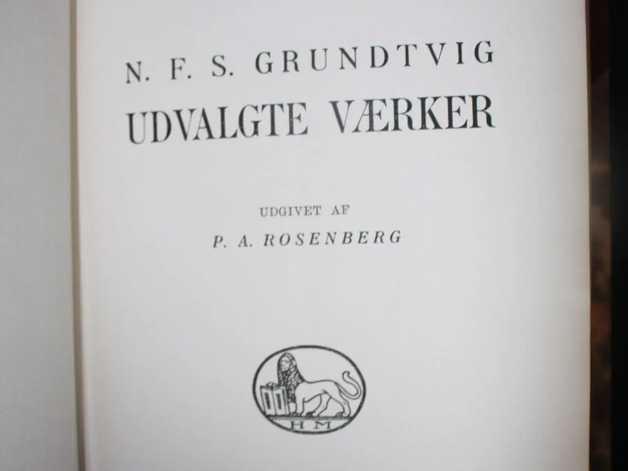 Billede 5 - N.F.S.Grundtvig. Udvalgte værker, 8 bind