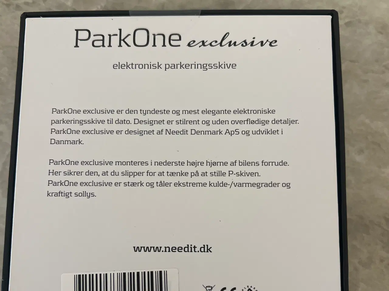 Billede 2 - Parkeringsskive ParkOne exclusive