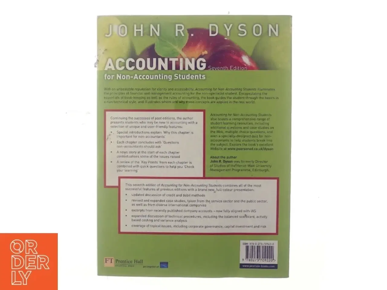 Billede 3 - Accounting for non-accounting students af John R. Dyson (Bog)