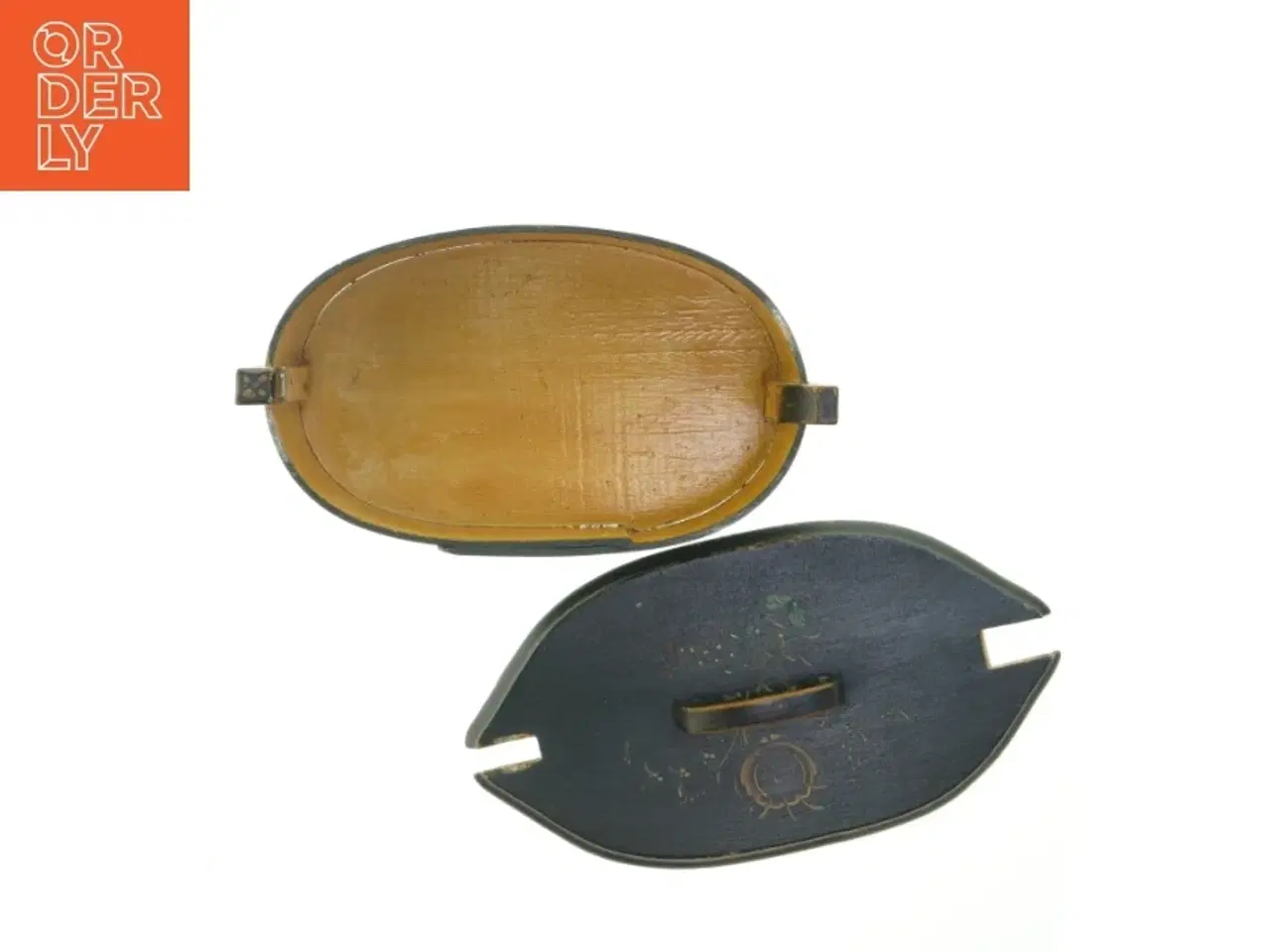 Billede 7 - Dekorativ trækasse med låg (str. 27x13 cm)