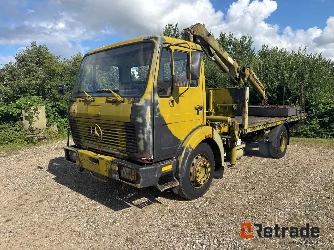 Billede 1 - Mercedes-Benz 1213 4x2  med kran
