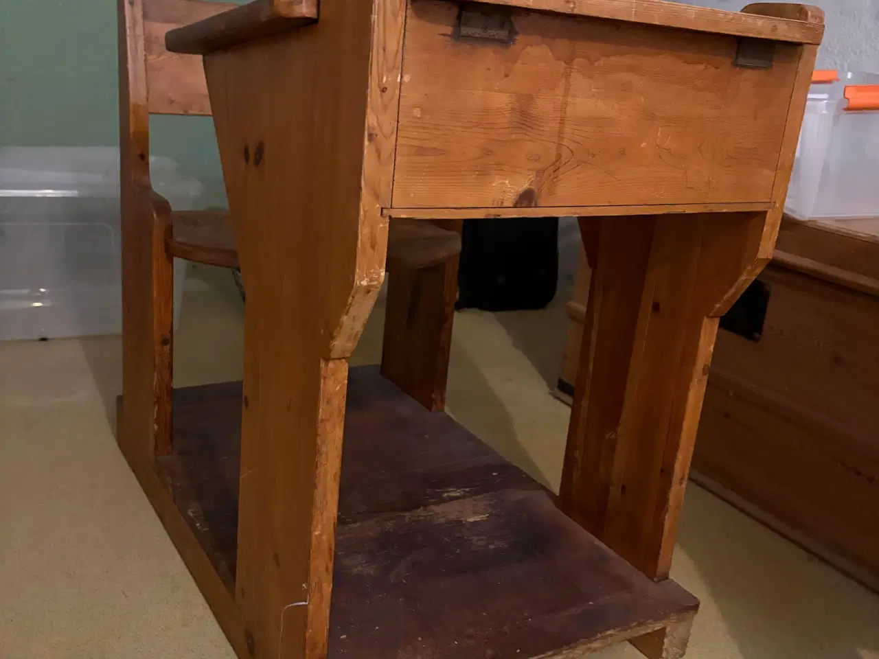 Billede 5 - Gammeldags skolepult