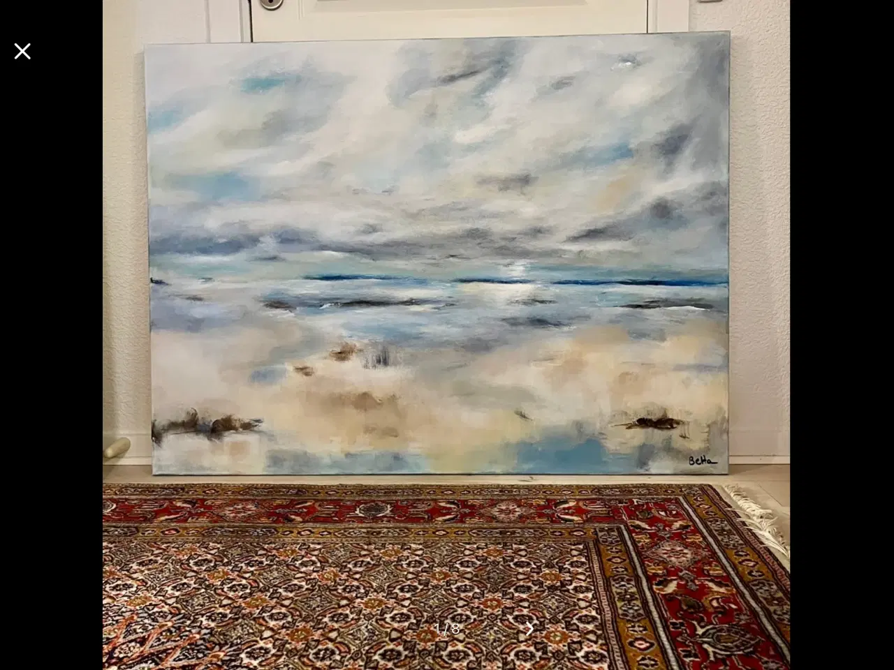 Billede 1 - Abstrakt landskab 120 x 90