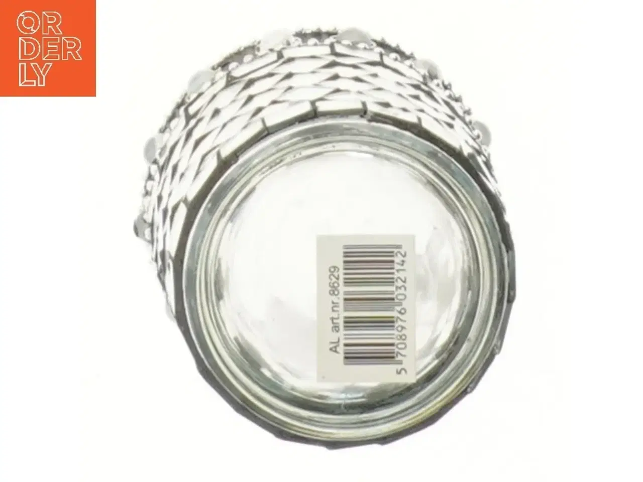 Billede 3 - Dekorativ lysestage med spejldesign (str. 8,5 cm)