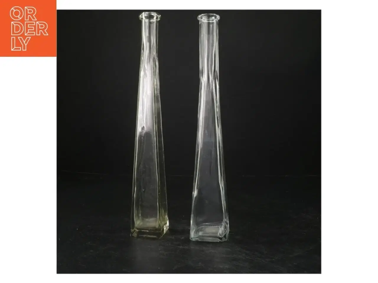 Billede 1 - Glasvaser (str. 31x5x5 cm)
