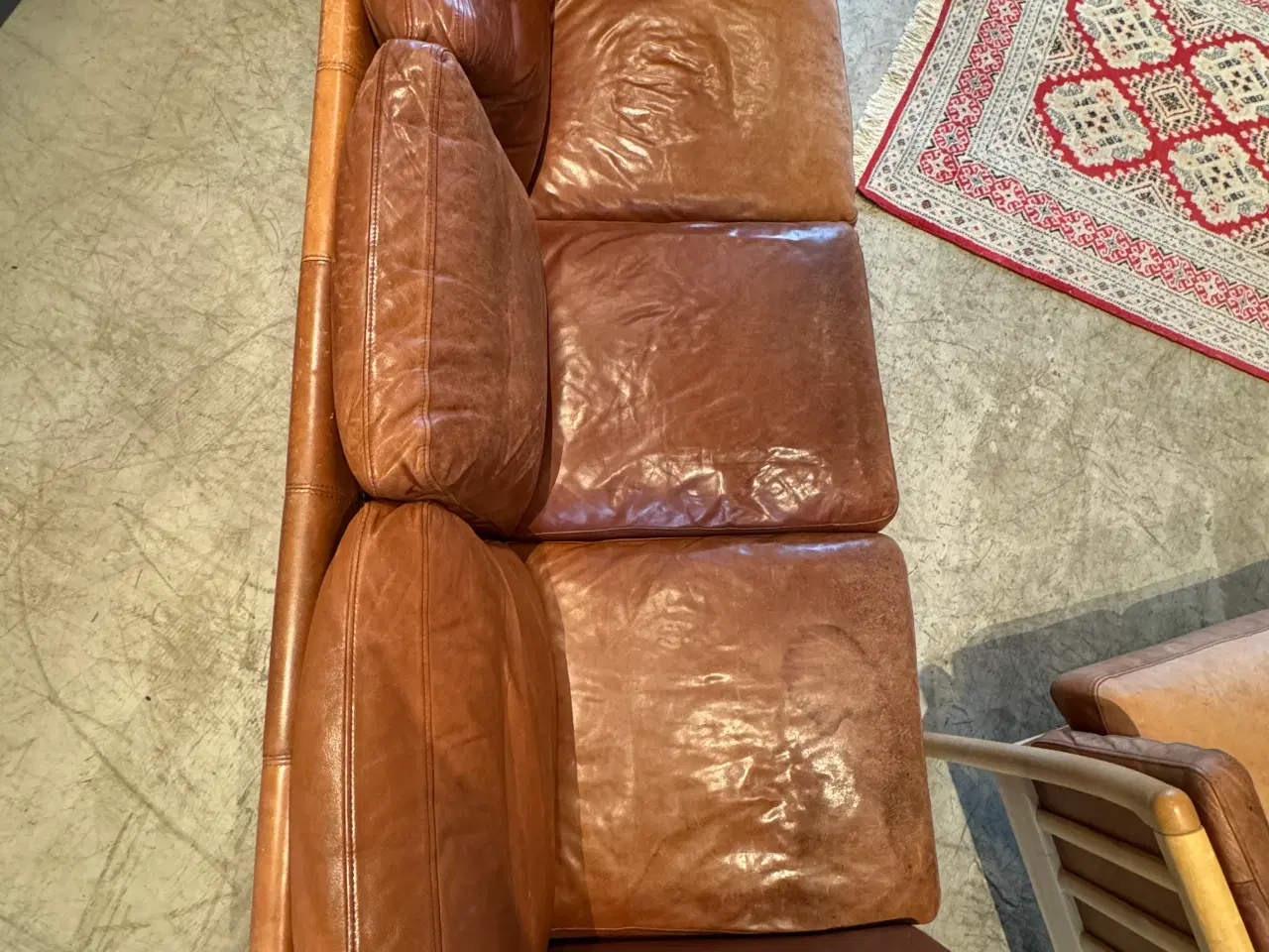 Billede 3 - Læder Sofa 2 stk.