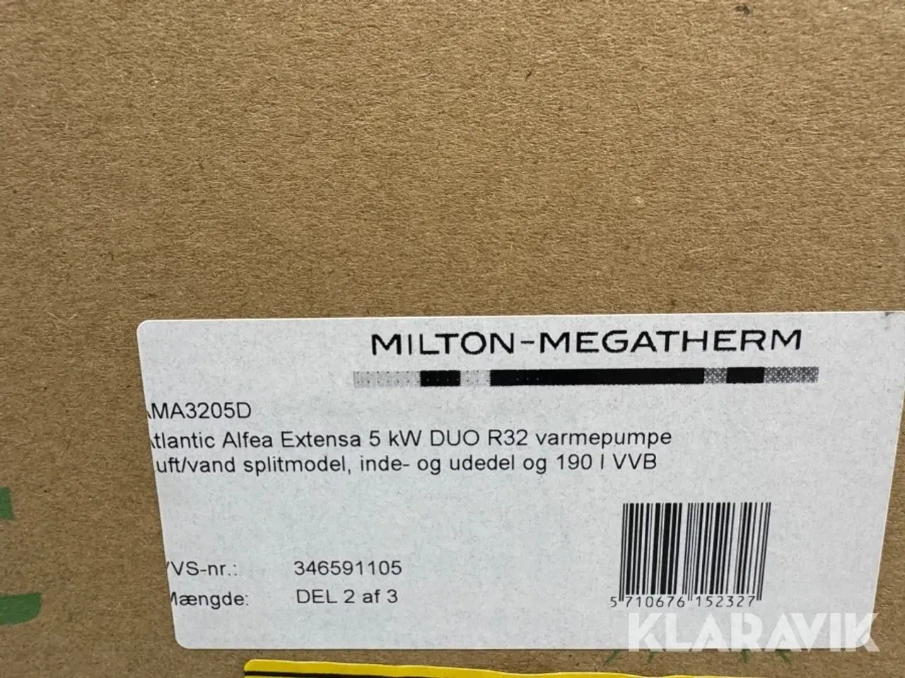 Billede 4 - Varmepumpe luft til vand Atlantic Alfea Extensa AI 5 luft-til-vand 5 kW