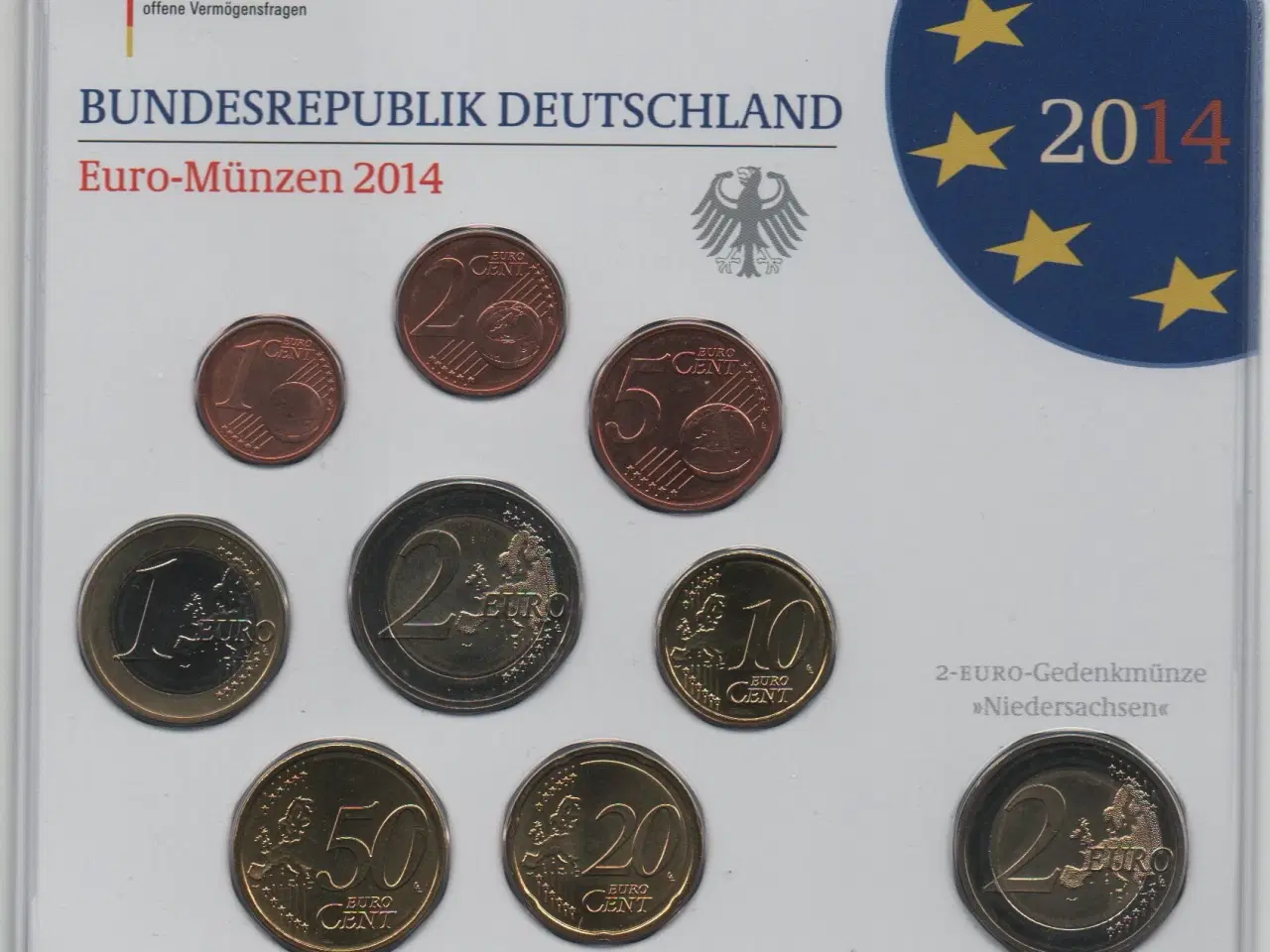 Billede 4 - 4 stk. Euroset Tyskland med erindringsmønt 