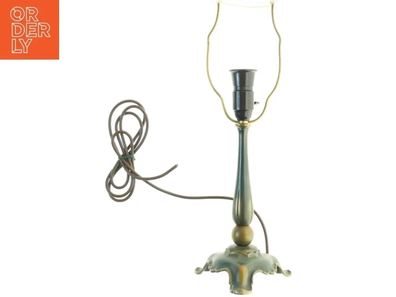 Billede 2 - Vintage bordlampe i metal (str. 48 x 17 cm)