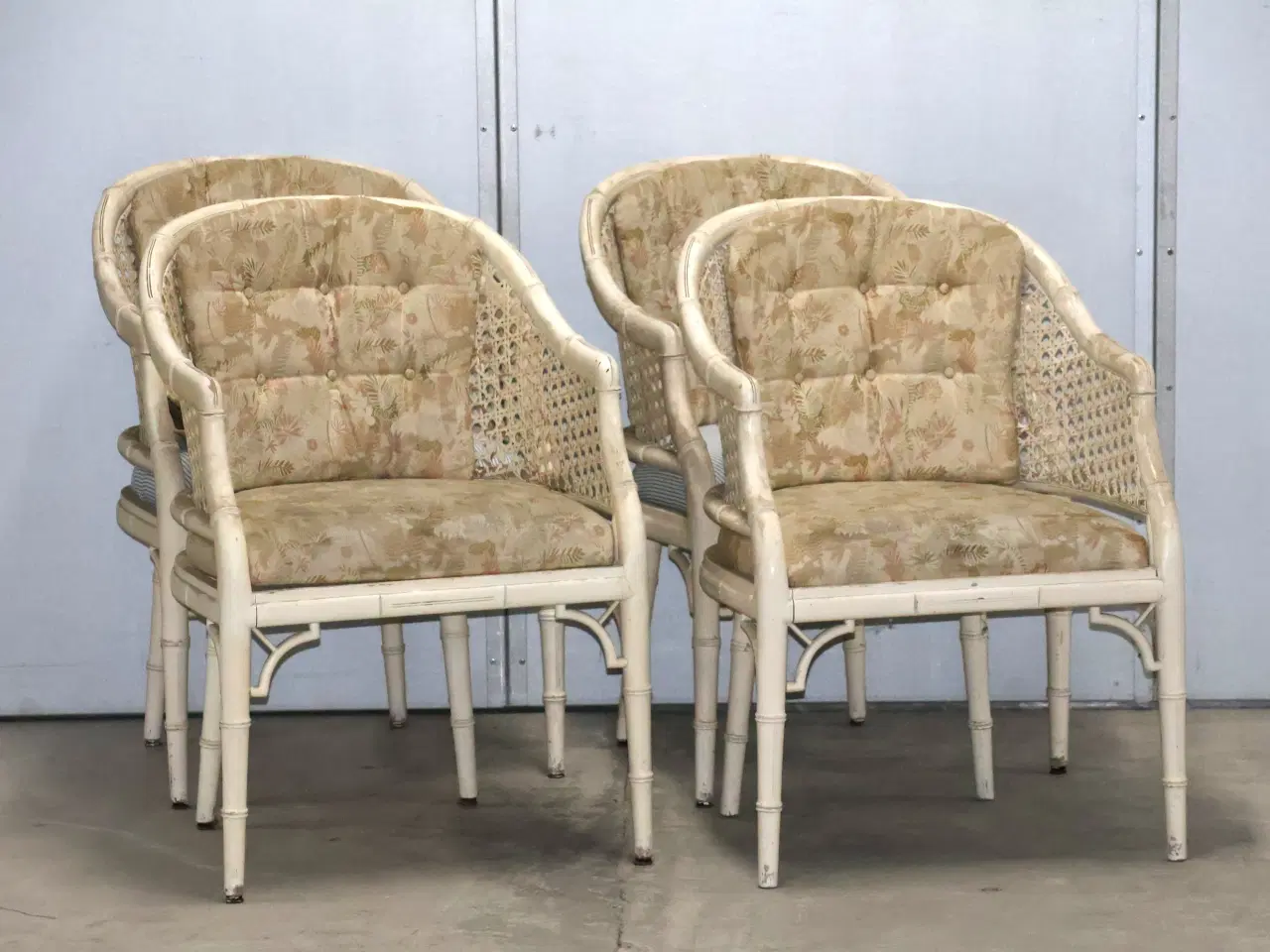 Billede 1 - 4 Stk Miranda of Sweden fletstole fra 1980erne