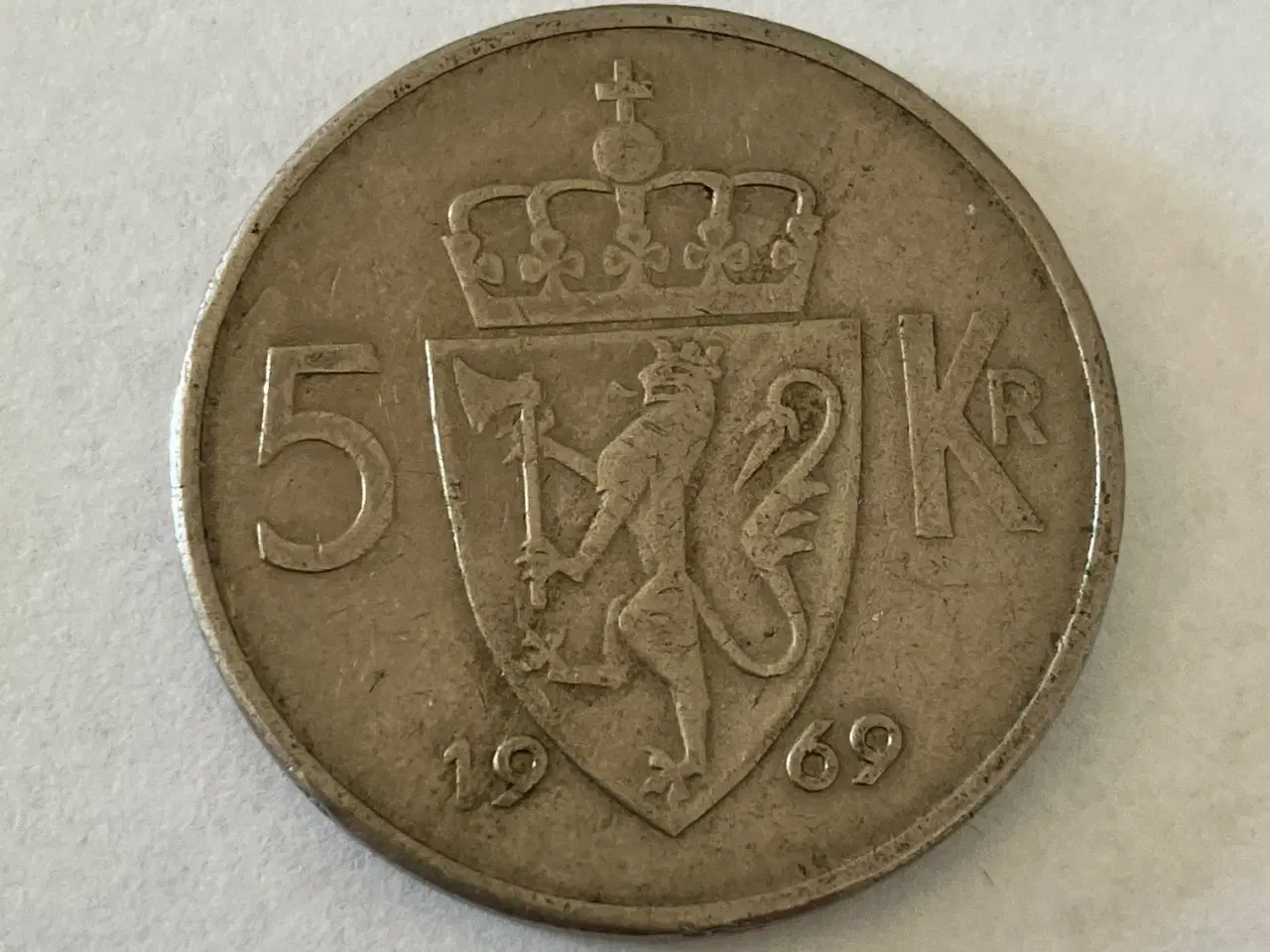 Billede 1 - 5 Kroner Norge 1969