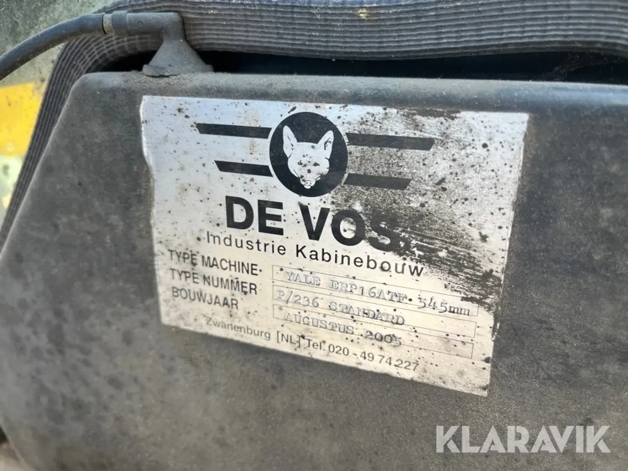 Billede 7 - El-truck Yale ERP 16 ATF - 1450kg