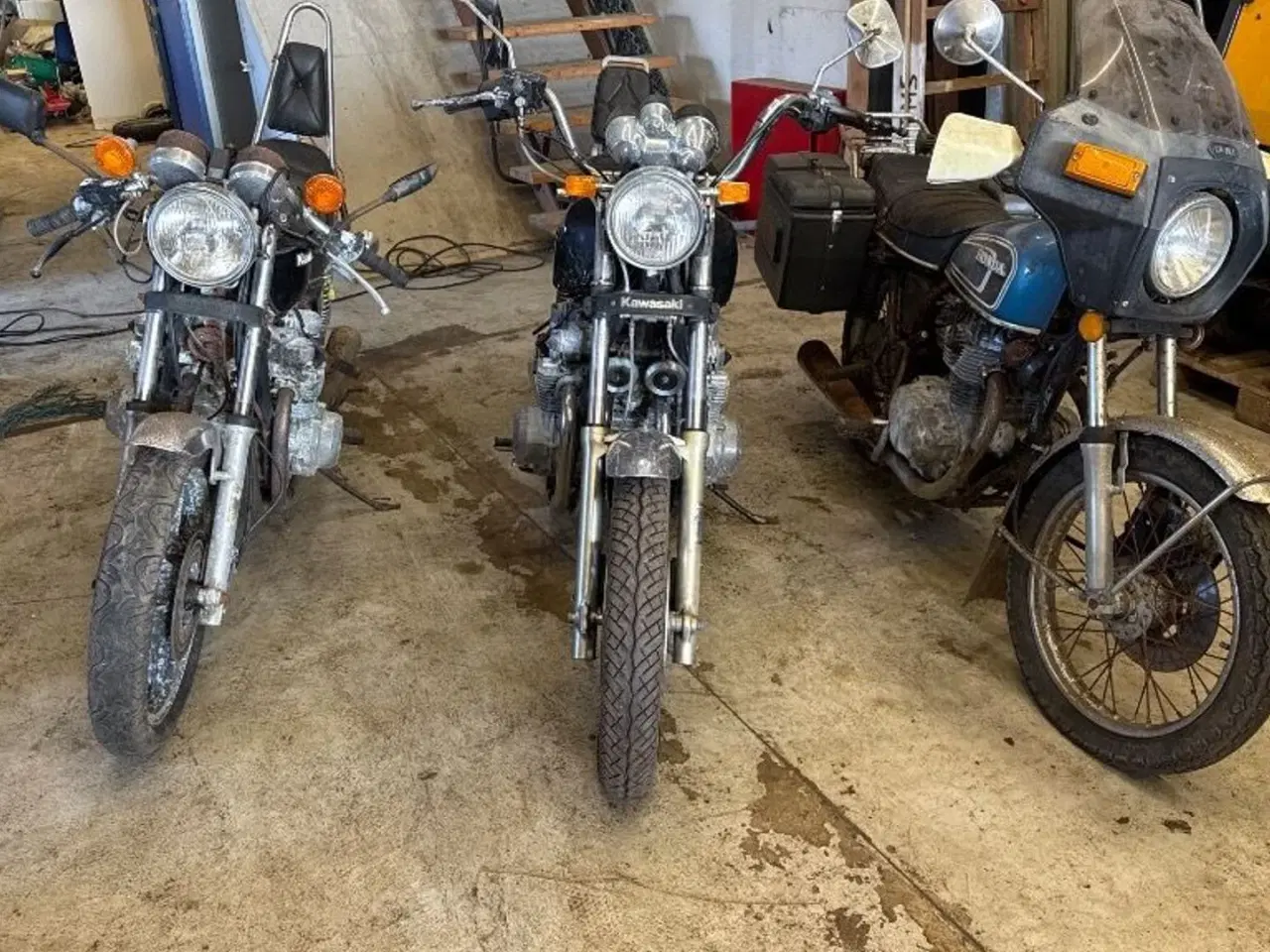 Billede 4 - Honda, Kawasaki og Kawasaki 3 stk. Klassiske MC-projekter