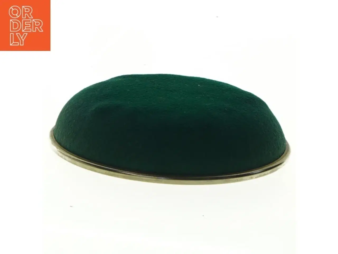 Billede 4 - Dekorativ skål med broderet blomstermotiv Lyserøde franske anemoner (str. Diameter 12,5 cm)