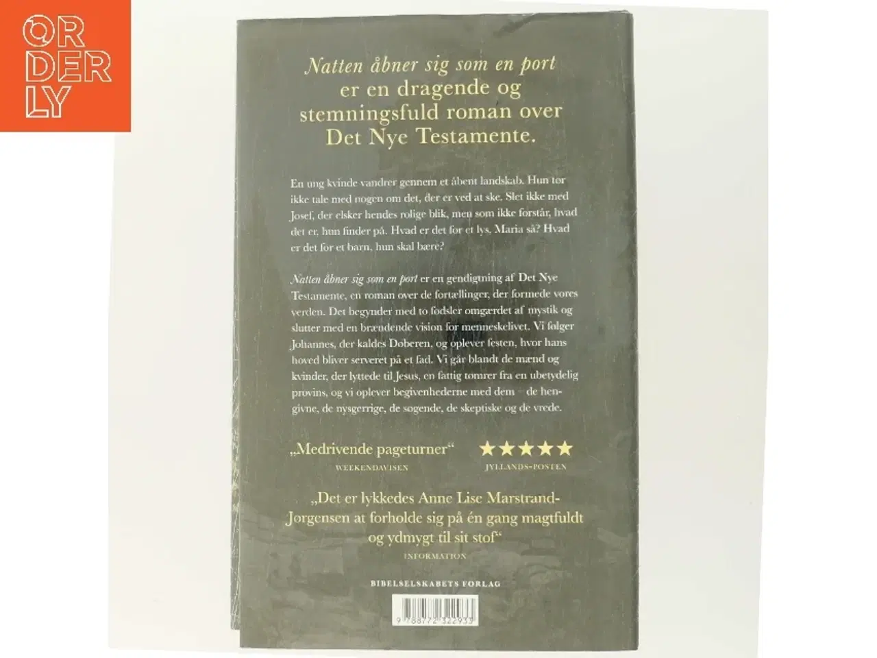Billede 3 - Natten åbner sig som en port : roman over Det Nye Testamente af Anne Lise Marstrand-Jørgensen (Bog)