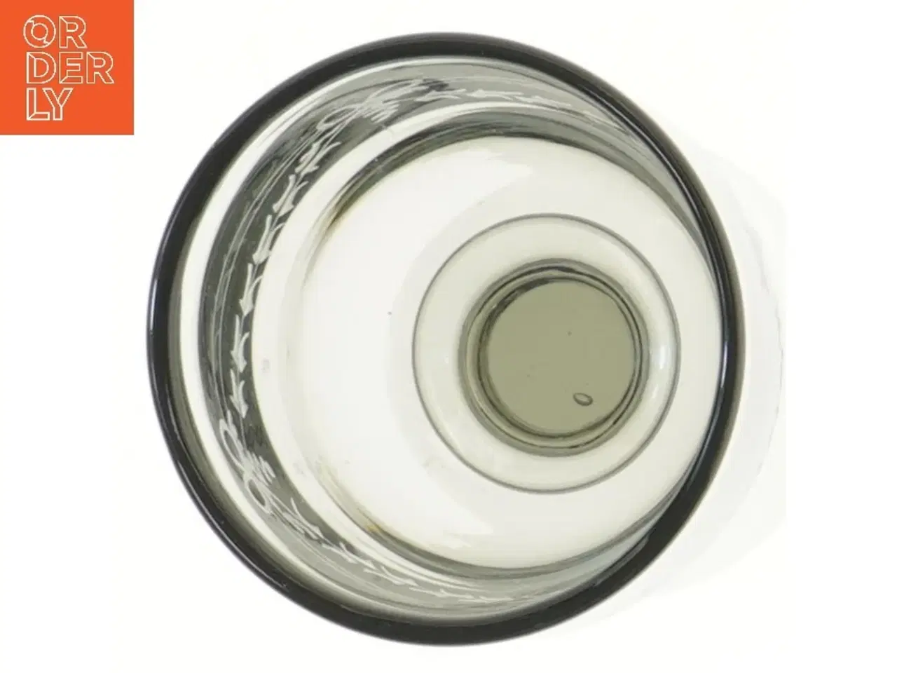 Billede 2 - Glas med gravering (str. Ø 11 cm længde 18,5 cm)