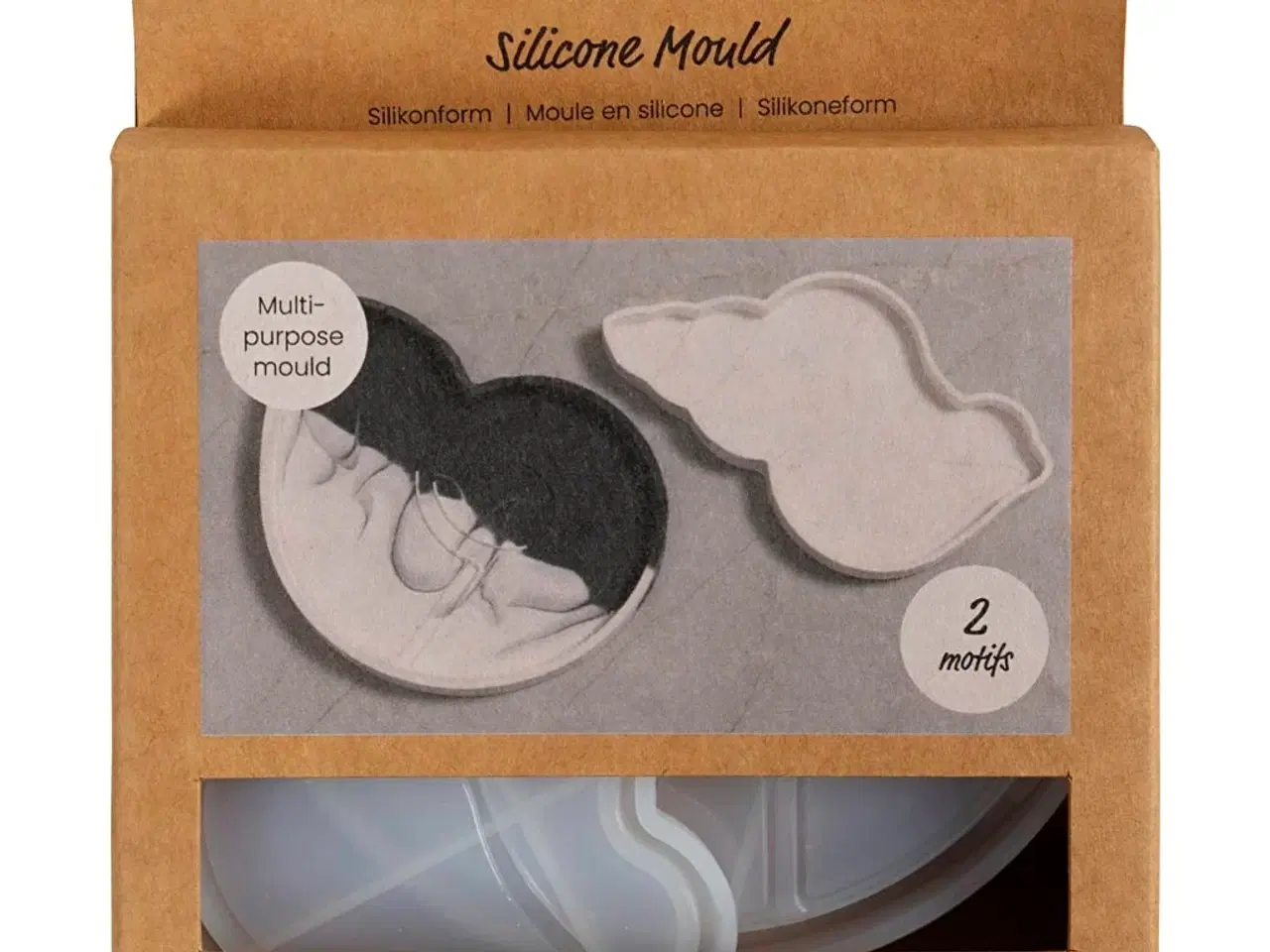 Billede 1 - Silikoneform til Konkylie - 2 stk. til kreative projekter