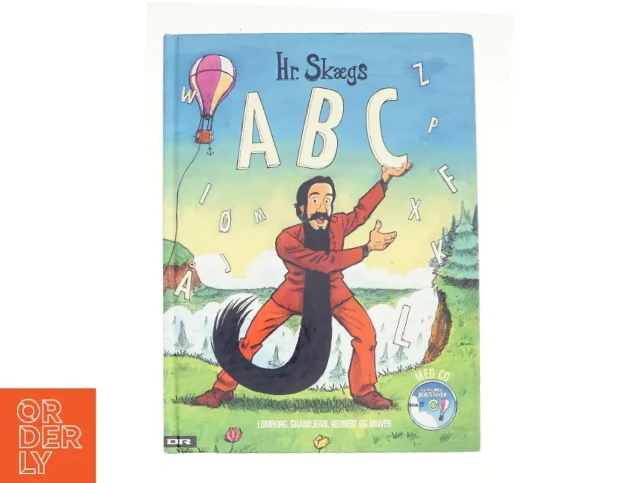 Billede 1 - Hr. Skægs ABC. Skæg med bogstaver af Mikkel Lomborg (Bog)