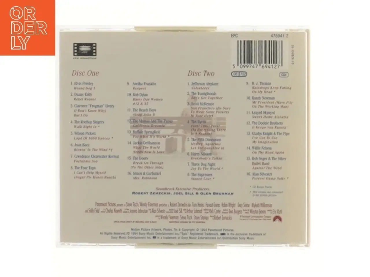 Billede 2 - Forrest Gump soundtrack dobbelt CD