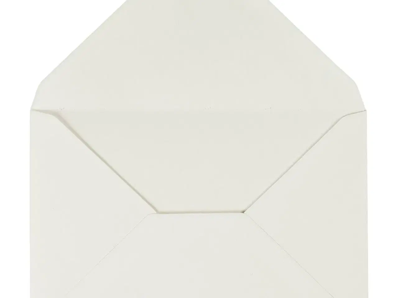 Billede 1 - Kuvert, kuvert str. 11,5x16 cm, 110 g, råhvid, 10stk./ 1 pk.