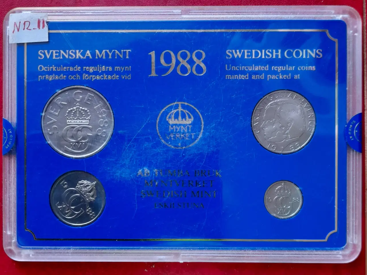 Billede 10 - SVERIGE SWEDEN 9 FORSKELLIGE MØNTSÆT 1980 - 1990