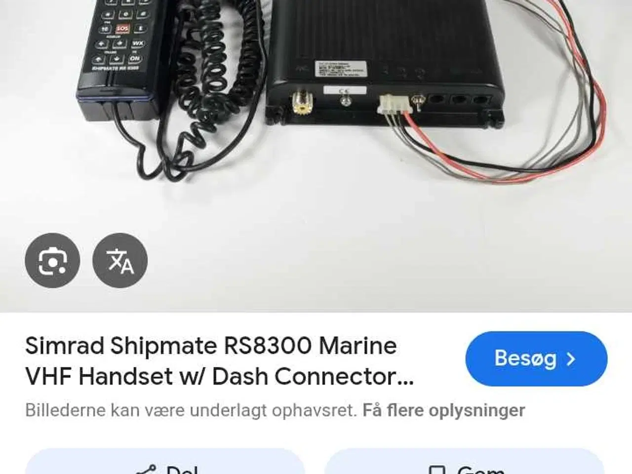 Billede 1 - Whf, shipmate,RS 8300
