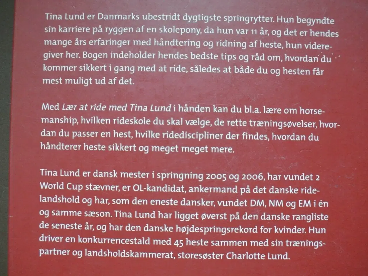 Billede 4 - lær at ride med tina lund, af tina lund, emne: hob