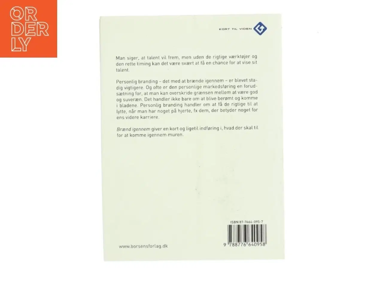 Billede 2 - Brænd igennem : guide til personlig branding af Peter Horn (f. 1949) (Bog)