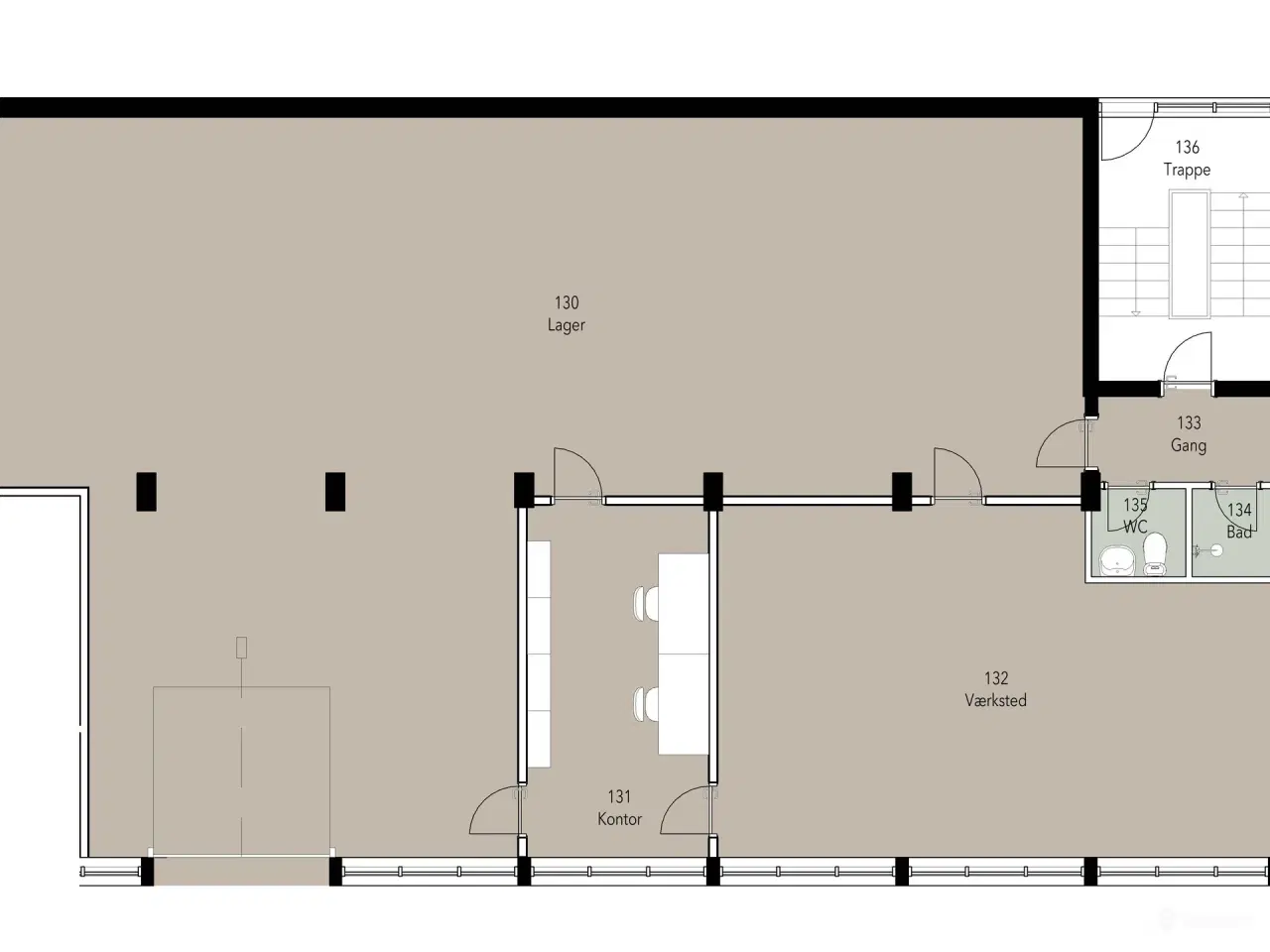Billede 10 - Rummeligt lager med to indgangsporte og central beliggenhed i Herlev