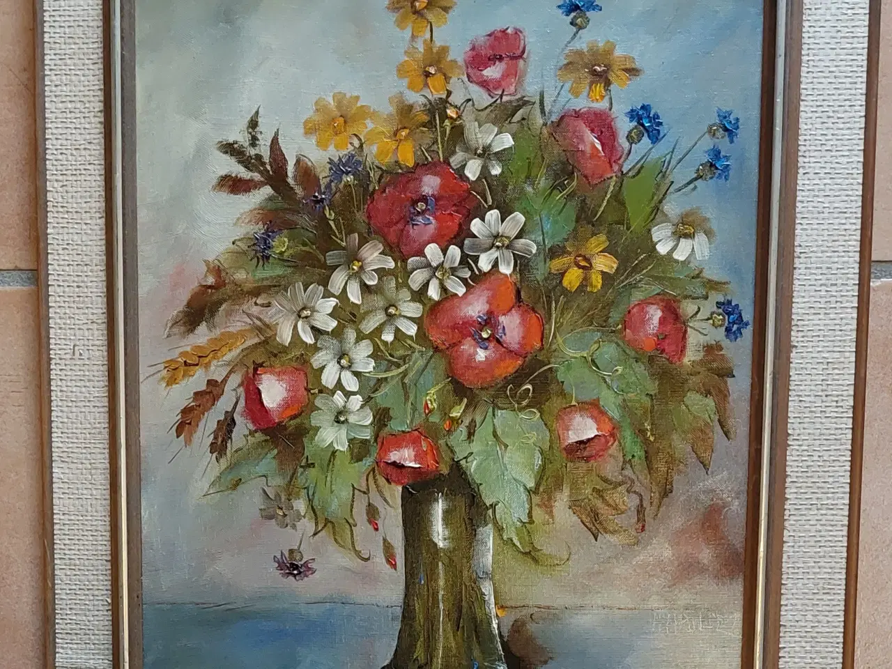 Billede 1 - HARRIET HANSEN - ( 1920 - 1987 ) - oliemaleri