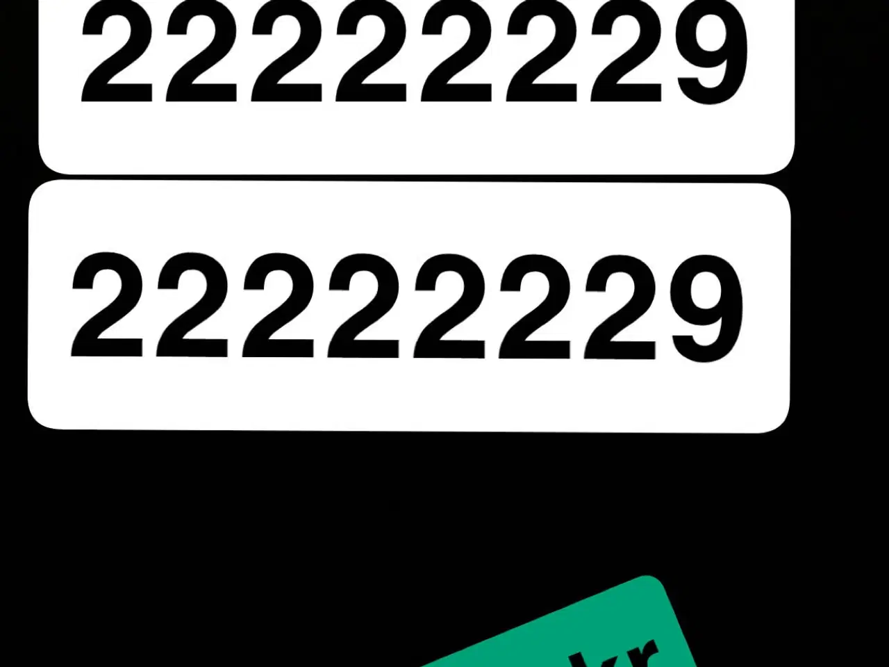 Billede 3 - Telefon nummer platinum nummer 