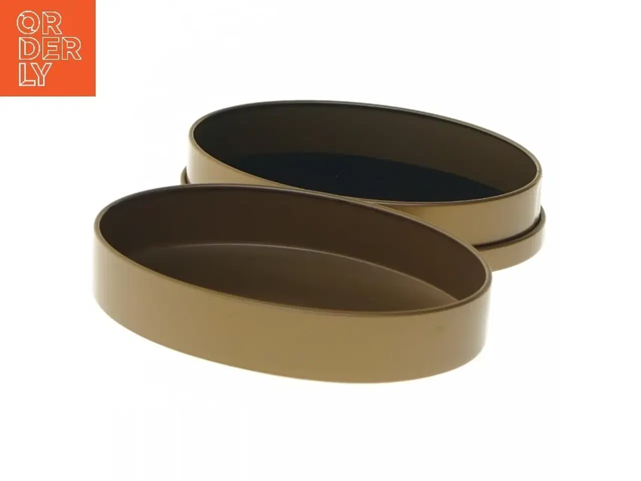 Billede 5 - Oval Vintage Fossil smykkeæske (str. 11,5 cm)