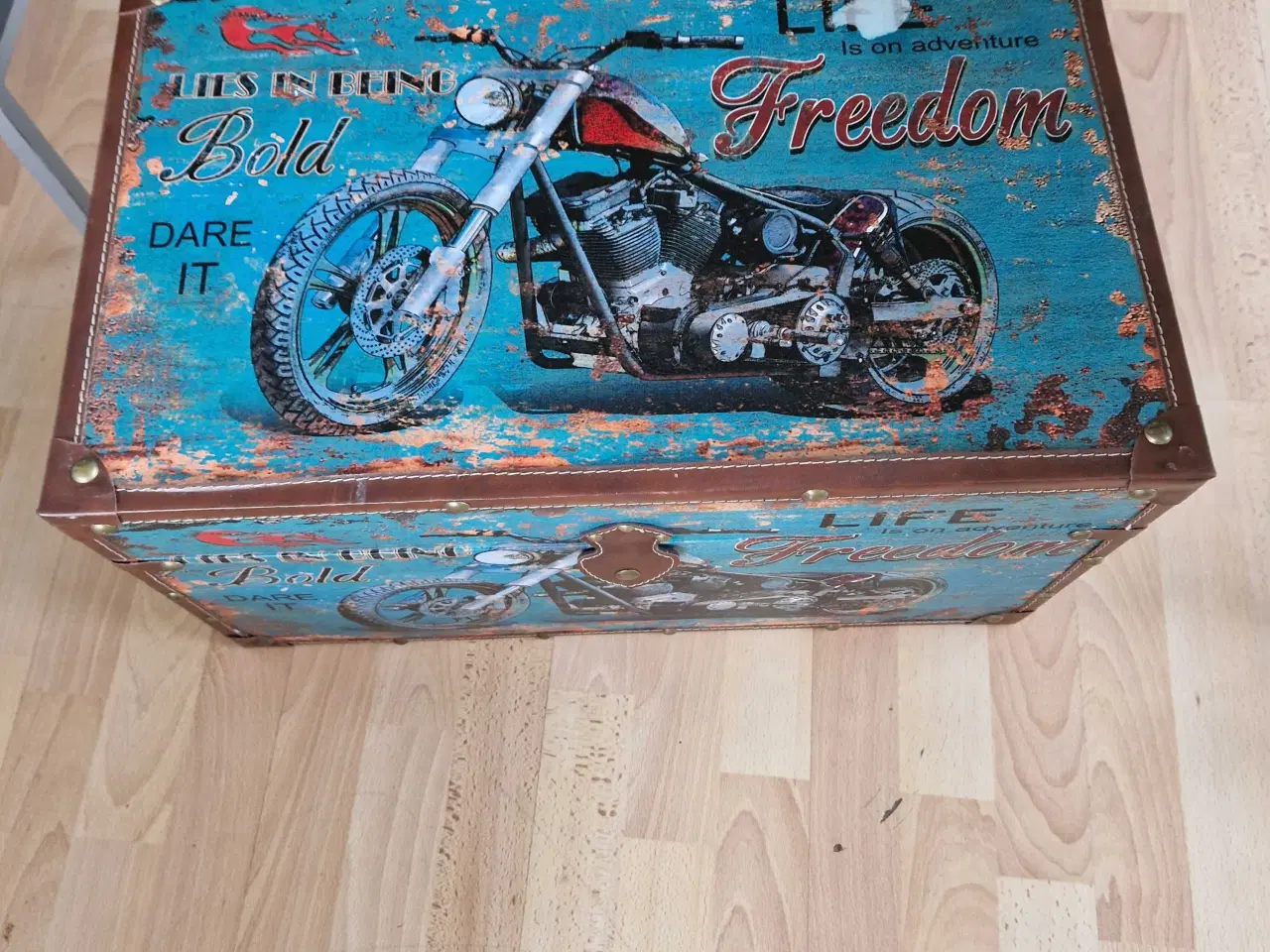 Billede 1 - Opbevaringskasse/kuffert I vintagestil