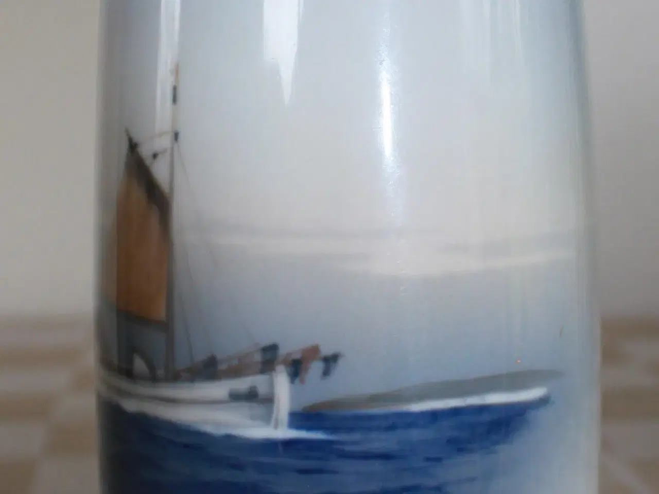 Billede 4 - Vase med fiskekutter fra Lyngby