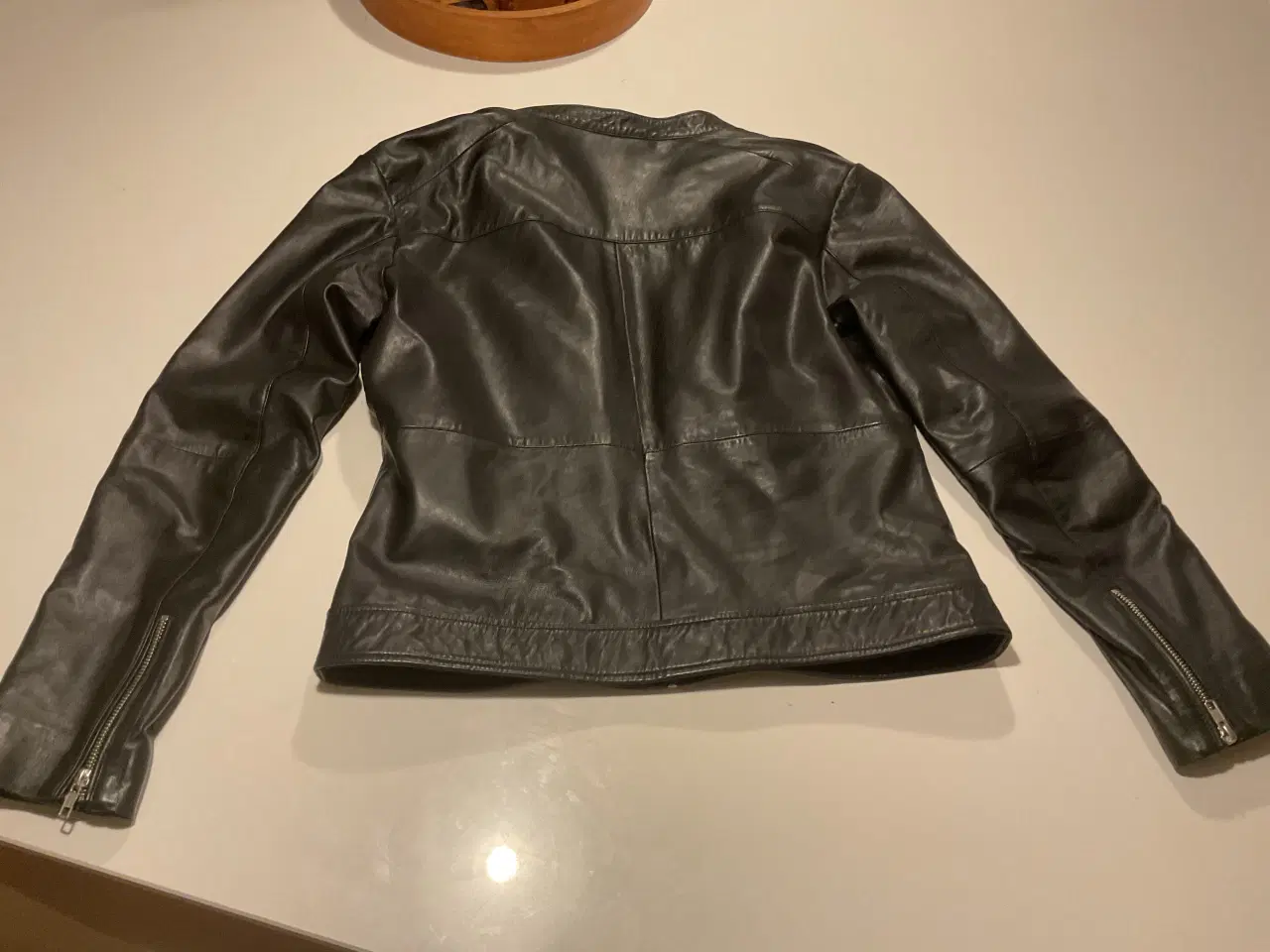 Billede 2 - Depeche Style Læderjakke Sort Str L