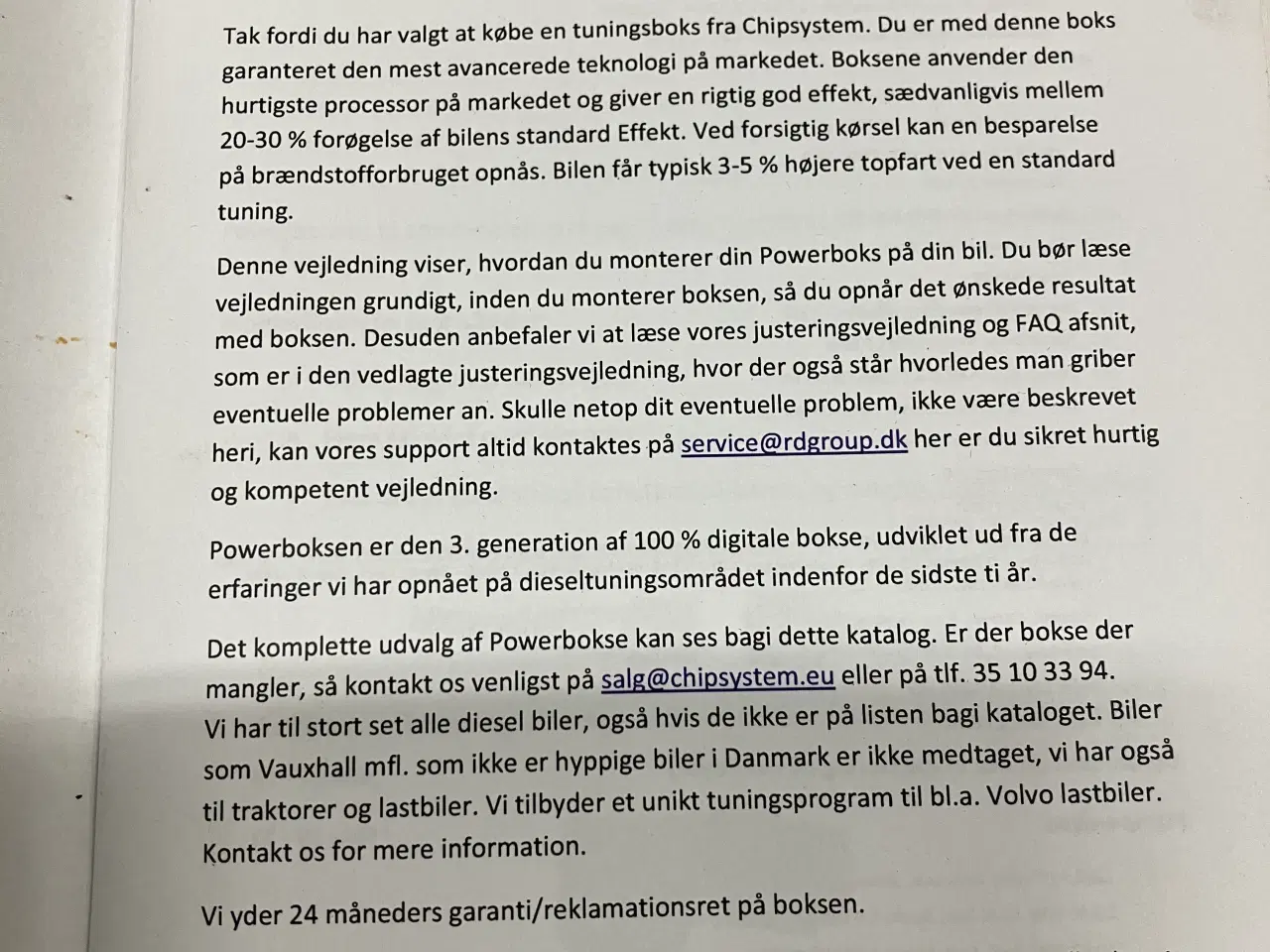Billede 6 - Chip boks til diesel motor