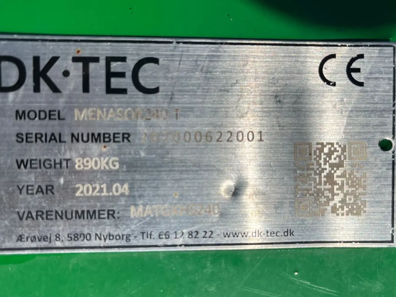 Billede 8 - DK-TEC slagleklipper  240 cm slagleklipper Hyd. sideforskydning