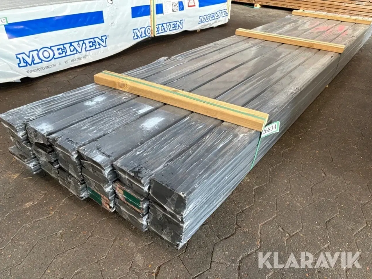 Billede 1 - Klink beklædning Sortmalet - 72 bradder