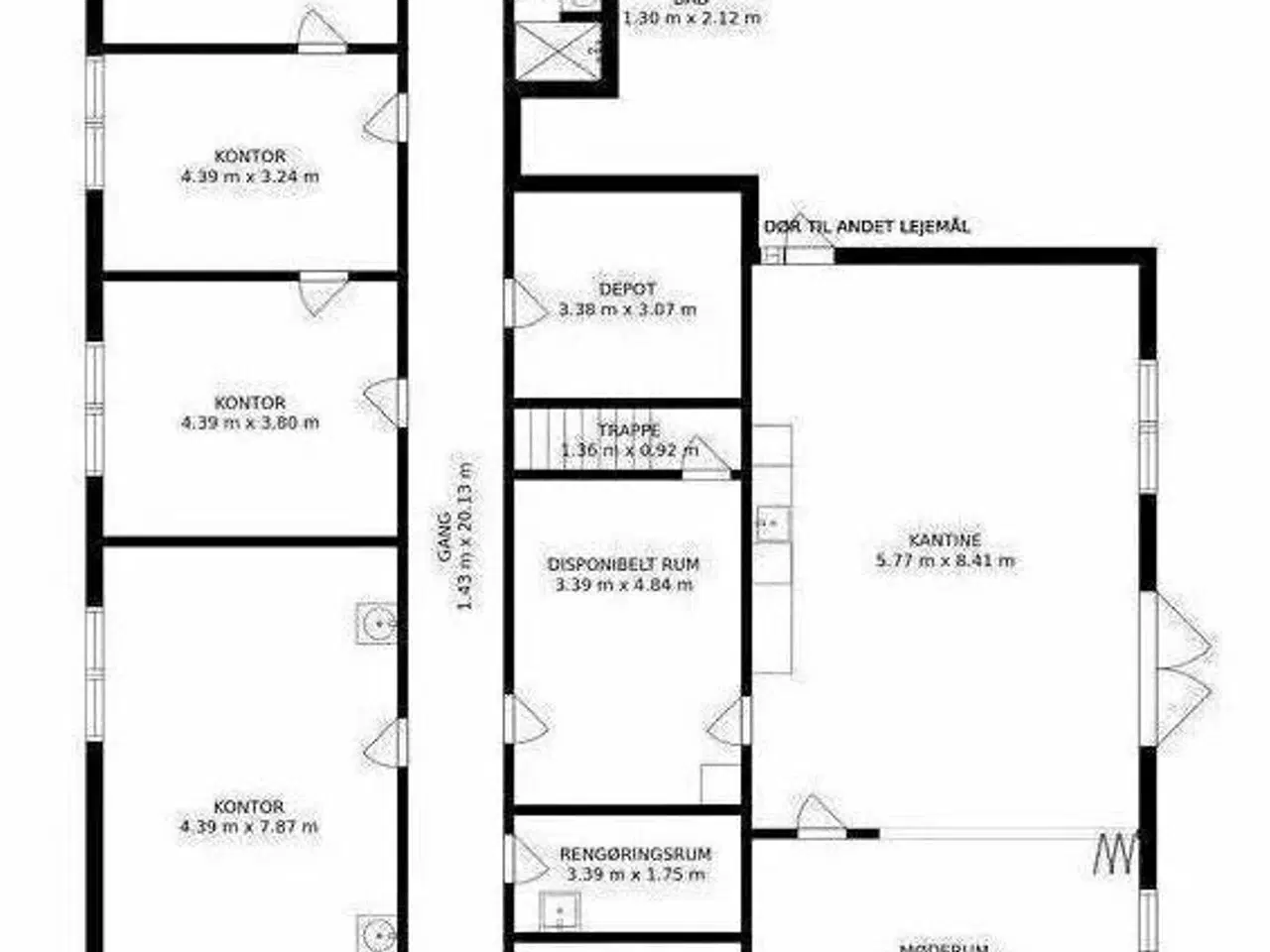 Billede 10 - 287 kvm lejemål til kontor, klinik m.m.