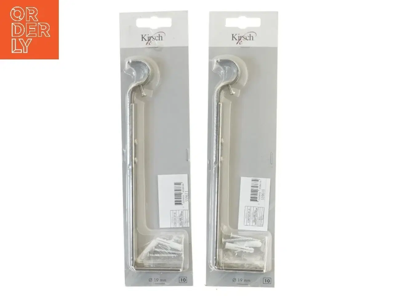 Billede 1 - Holdere til gardinstang fra Kirsch (str. 21 cm)