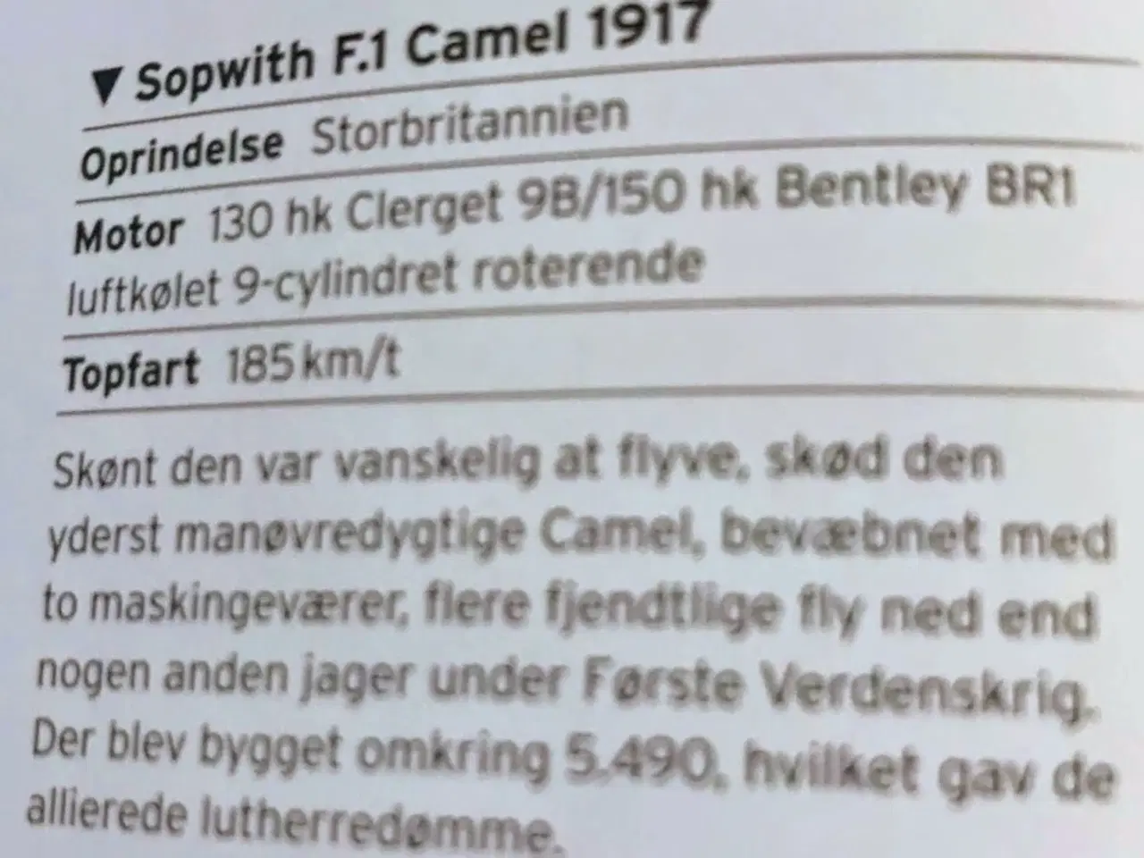 Billede 19 - 1/3 Fjernstyret kæmpe fly, Toni Sopwith pup