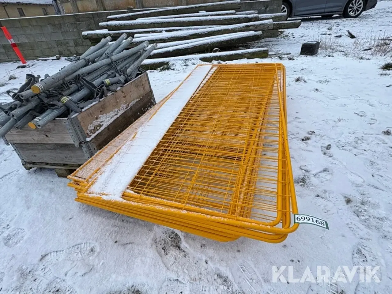 Billede 7 - Byggepladshegn med ben 14 fag