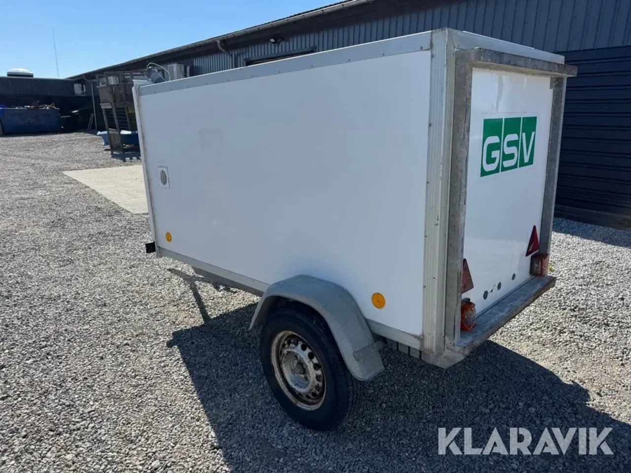 Billede 4 - Lukket toilet-/badvogn på trailer Scanvogn WC-Flex