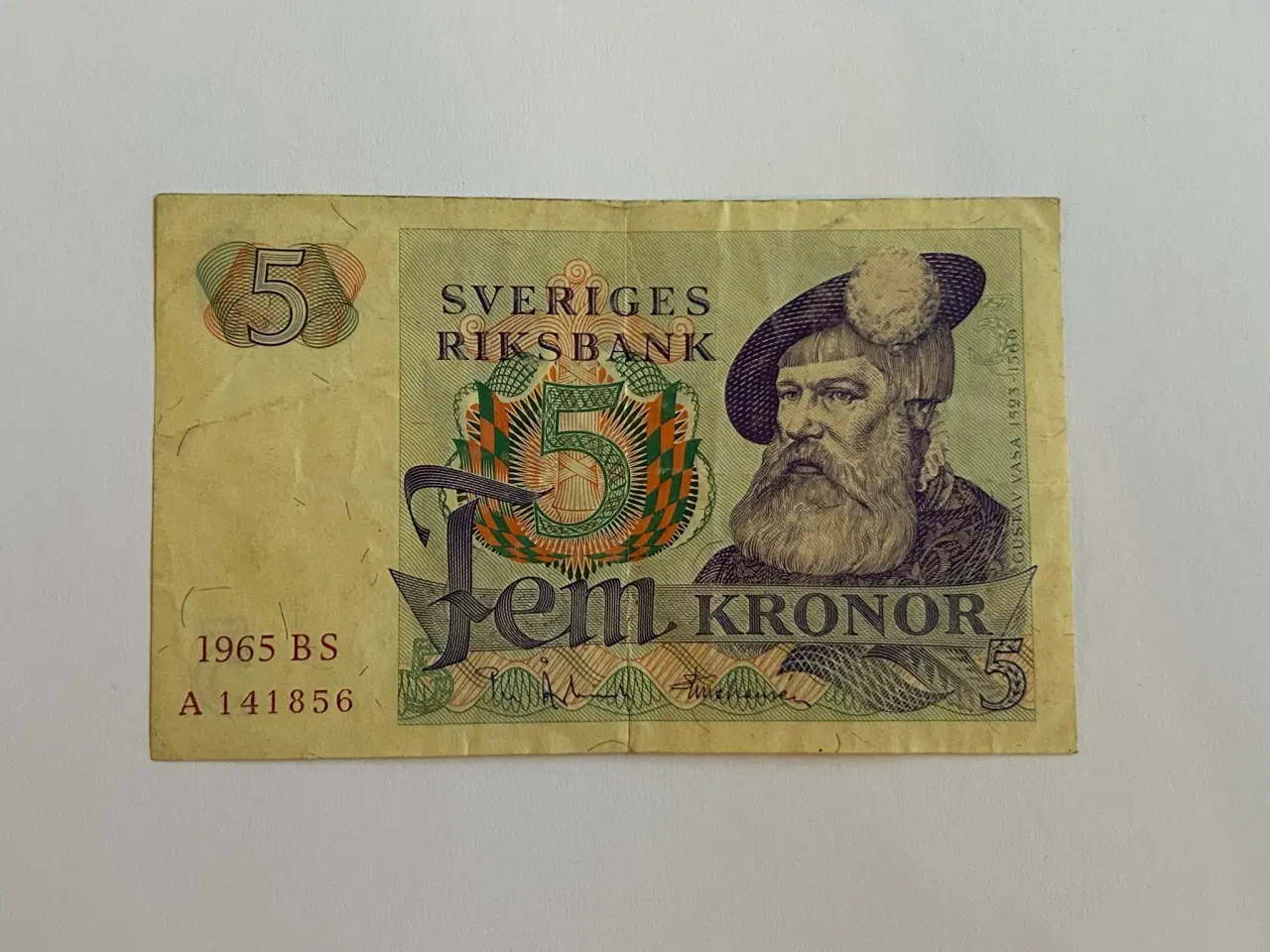 Billede 1 - 5 Kronor Sweden 1965 BS